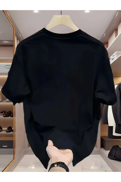 Özgür kuşlar Baskılı Oversize Bisiklet Yaka T-shirt