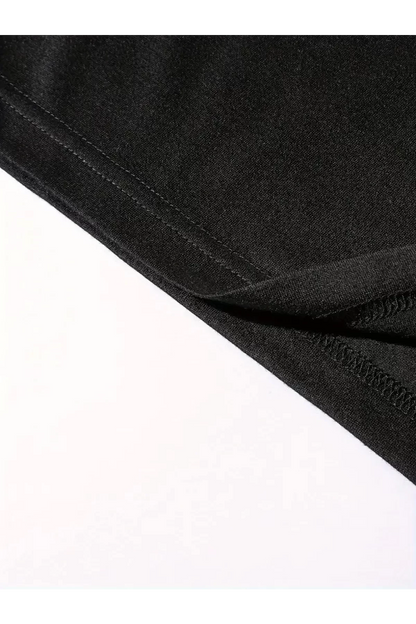 Palmiye Ön Baskılı Oversize Bisiklet Yaka Kısa Kol Yazlık T-shirt