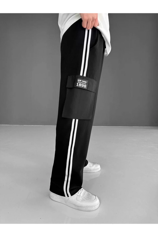 Oversize Kargo Pantolon – Şeritli