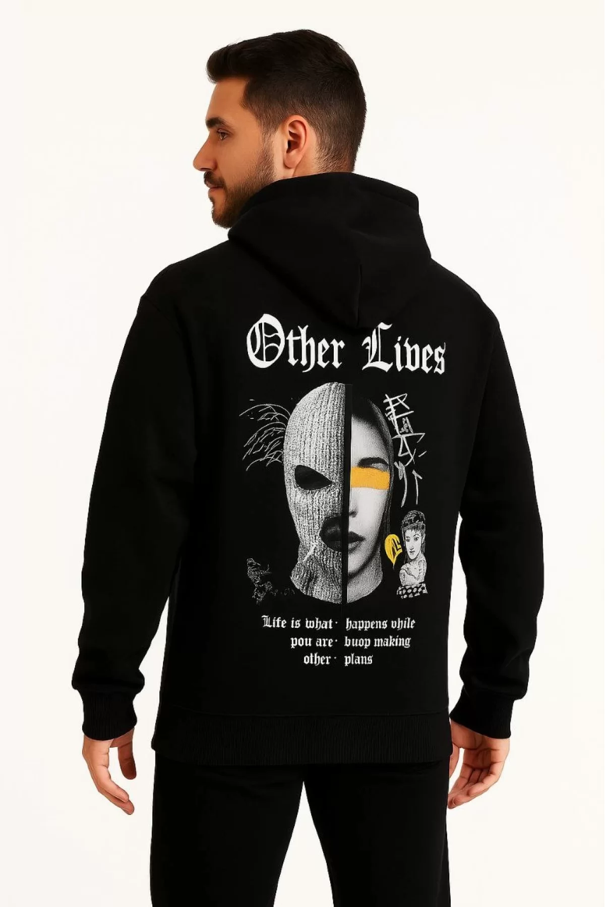 Unisex Kapüşonlu Kanguru Cepli Hoodie