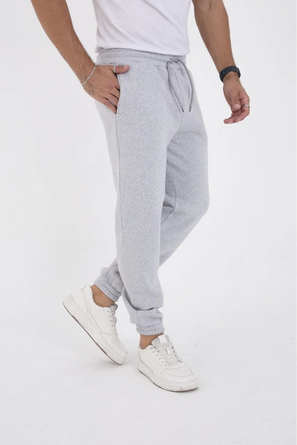 Unisex Kışlık Üç İplik Lastikli Eşofman Pantolon