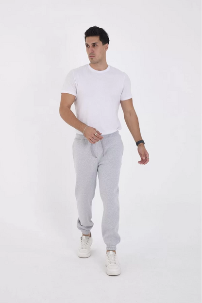 Unisex Kışlık Üç İplik Lastikli Eşofman Pantolon